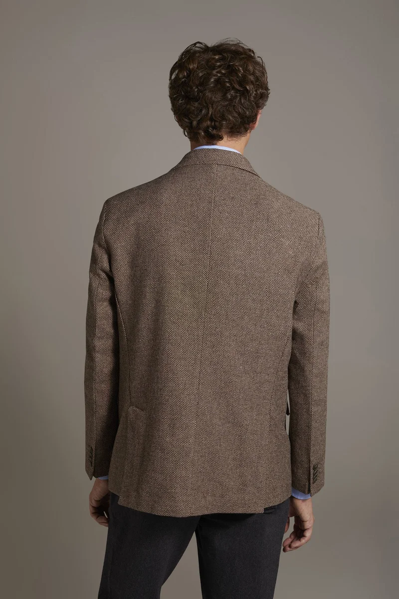 Doppelganger Beige Single-breasted jacket - Camel for Men | Best Price UAE