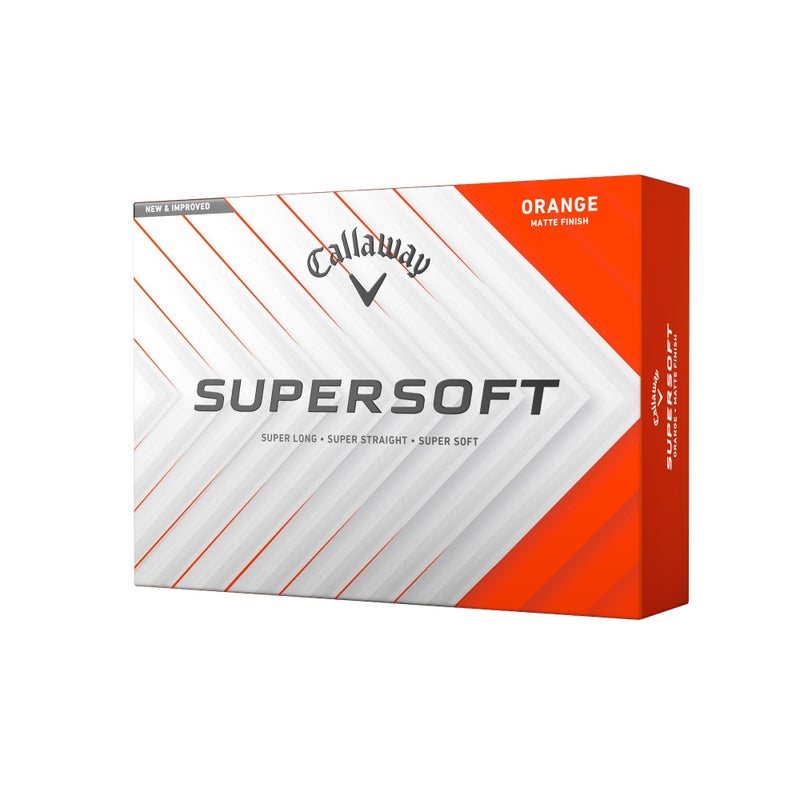 Callaway Golf Supersoft Golf Balls (2025, Orange) - Image 1