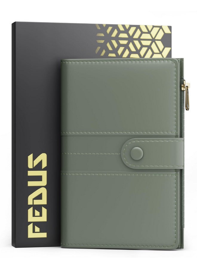 FEDUS Premium Passport Holder for Men, Passport Holder for Women Passport Cover Case Wallet with Card holder, ID Card, Ticket, Currency, Boarding Pass Slots RFID Protected Travel Accessories Organiser - Image 1