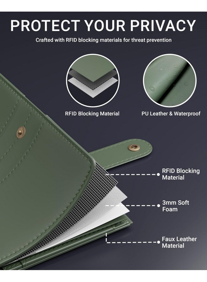 FEDUS Premium Passport Holder for Men, Passport Holder for Women Passport Cover Case Wallet with Card holder, ID Card, Ticket, Currency, Boarding Pass Slots RFID Protected Travel Accessories Organiser - Image 2