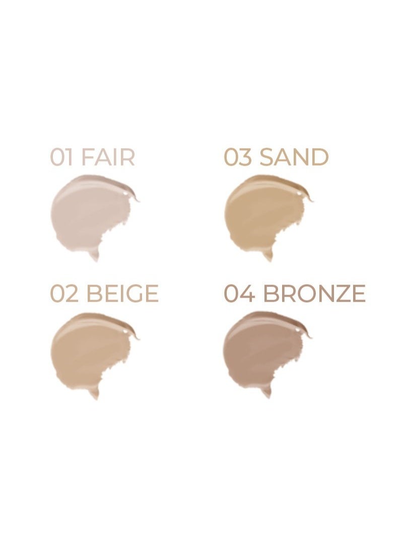 Dermacol Infinity Make-Up & Corrector SPF15 04 Bronze 20g - Image 4