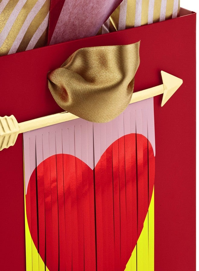 Hallmark Signature 7" Medium Valentine's Day Gift Bag with Tissue Paper (Heart Banner) - Image 5