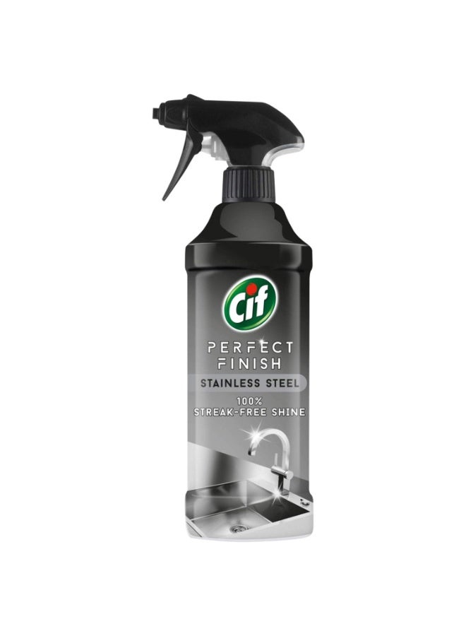 CIF Perfect Finish Stainless Steel Cleaner| Removes Tough Dirt 435ml (pack of 1) - Image 1