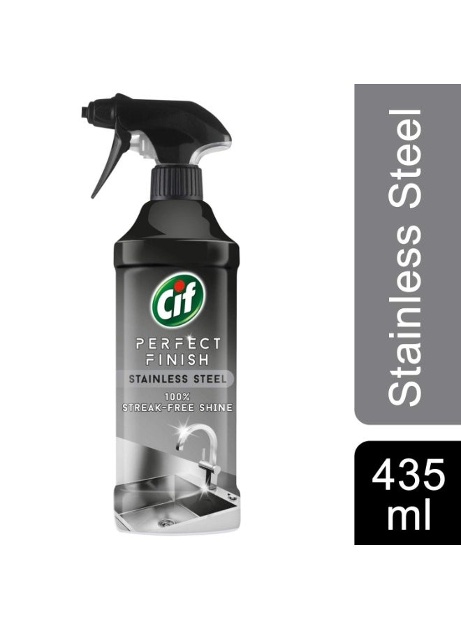 CIF Perfect Finish Stainless Steel Cleaner| Removes Tough Dirt 435ml (pack of 1) - Image 2