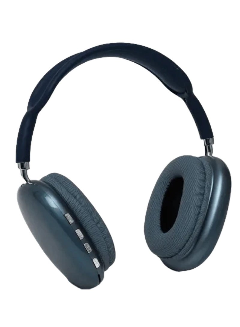 DIGI CORE P9 Headphones Over Ear Bluetooth Headphones Wireless Headphones With Microphone Foldable Lightweight Headphone Bluetooth Wireless Headset Over-Ear Headphone For PC, Laptops, Mobiles And Tabs Blue - Image 2