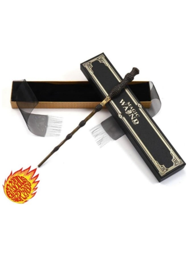 GGEROU Fireball Wand Magic Wand Fire Wand, Wizard Wand That Shoots Fireballs Fireball Blaster Incendio Wand - Image 1