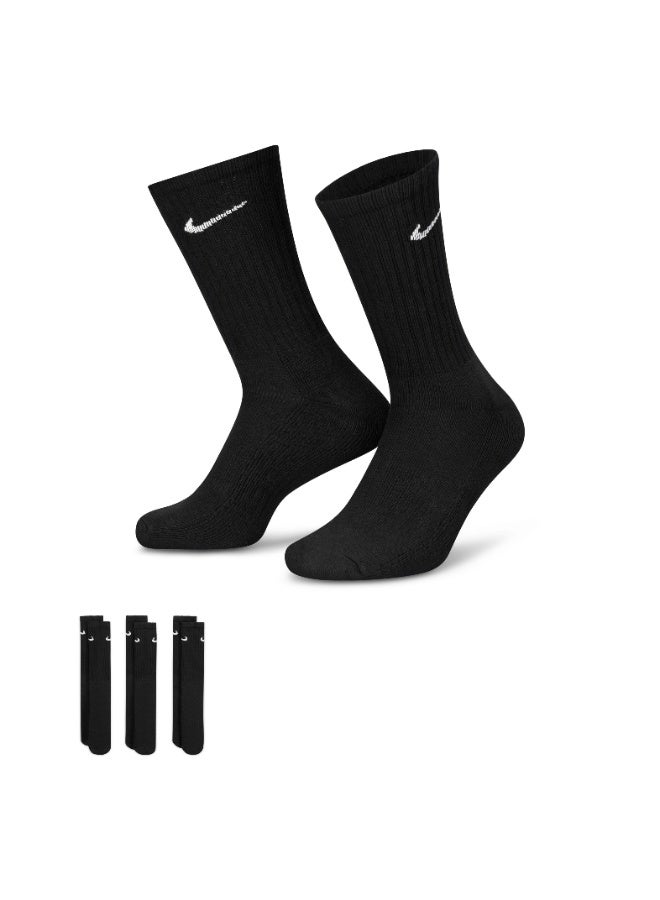 Nike Unisex Nike Cushioned Crew Socks 3-Pair - Image 5
