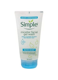 simple Water Boost Micellar Facial Gel Wash 150 Ml/5.07 Oz (Pack Of 1)  - Image 1