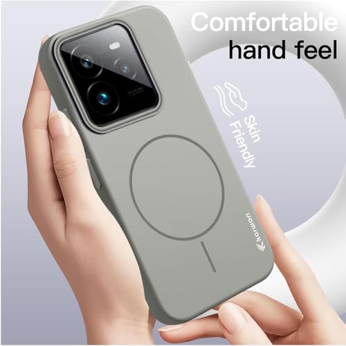 KARWAN®️ Magnetic Wireless Ultra Slim-Fit Back Case Cover for Realme GT 7 Pro |Hard PC Case Cover| Ultra-Thin & Light Weight with [Ultra Premium Feel] Case for Realme GT 7 Pro (6.7") (Grey) - Image 2