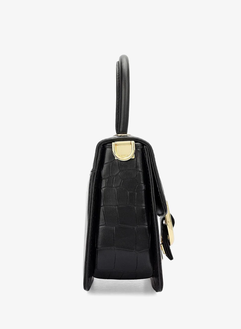 Da Milano black Fresco Top Handle Bag (S) for Women | Best Price UAE