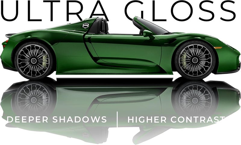 VViViD+ Ultra Gloss Premium Vinyl Car Wrap Film (3ft x 5ft, Gloss Sonoma Green) - Image 2