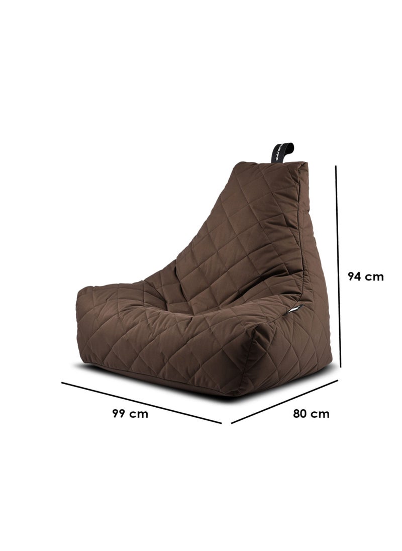 هاوس ون كرسي | بين باغ مبطن من البوليستر 140x90x90 سم - بني - Image 2