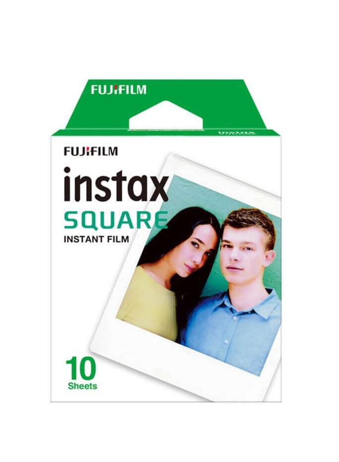Instax Fujifilm Instax SQUARE SQ1 Instant Film Camera - Glacier Blue + Mini Film 10 SQUARE - Image 3