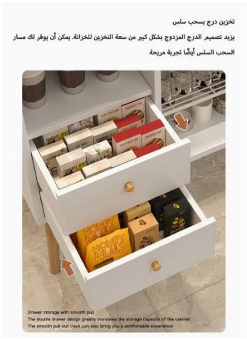 لاكجوري هوم ركن القهوة مع سعة تخزين كبيرة لغرفة المعيشة أو المكتب&EI-110  - Image 5