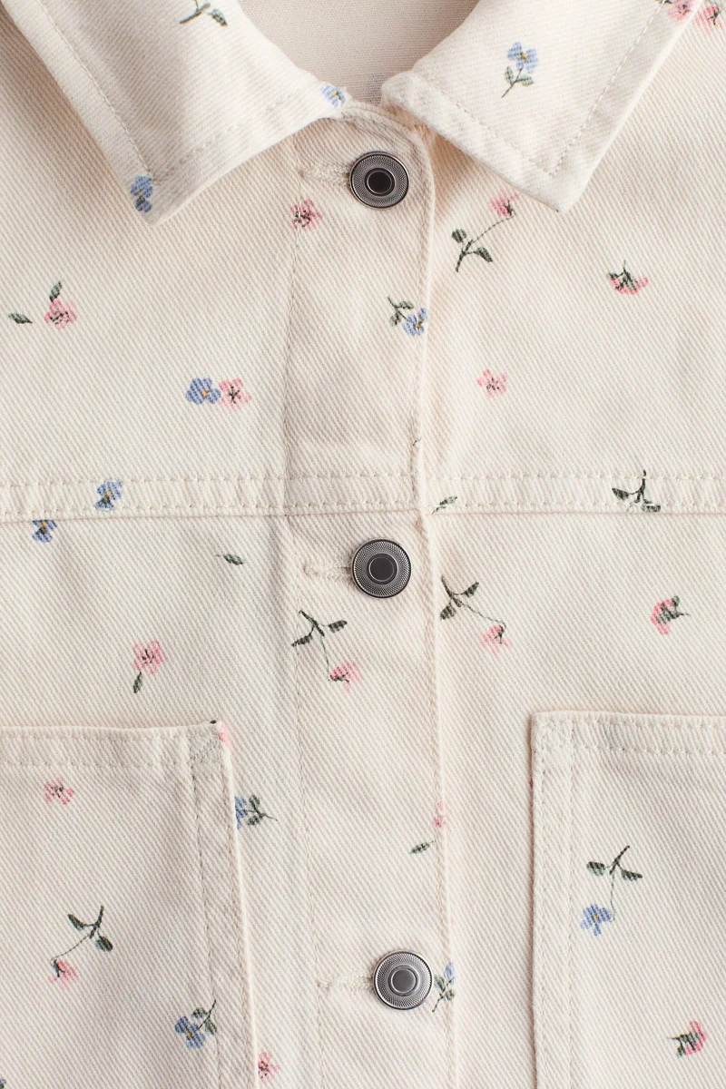 H&M Patterned twill jacket