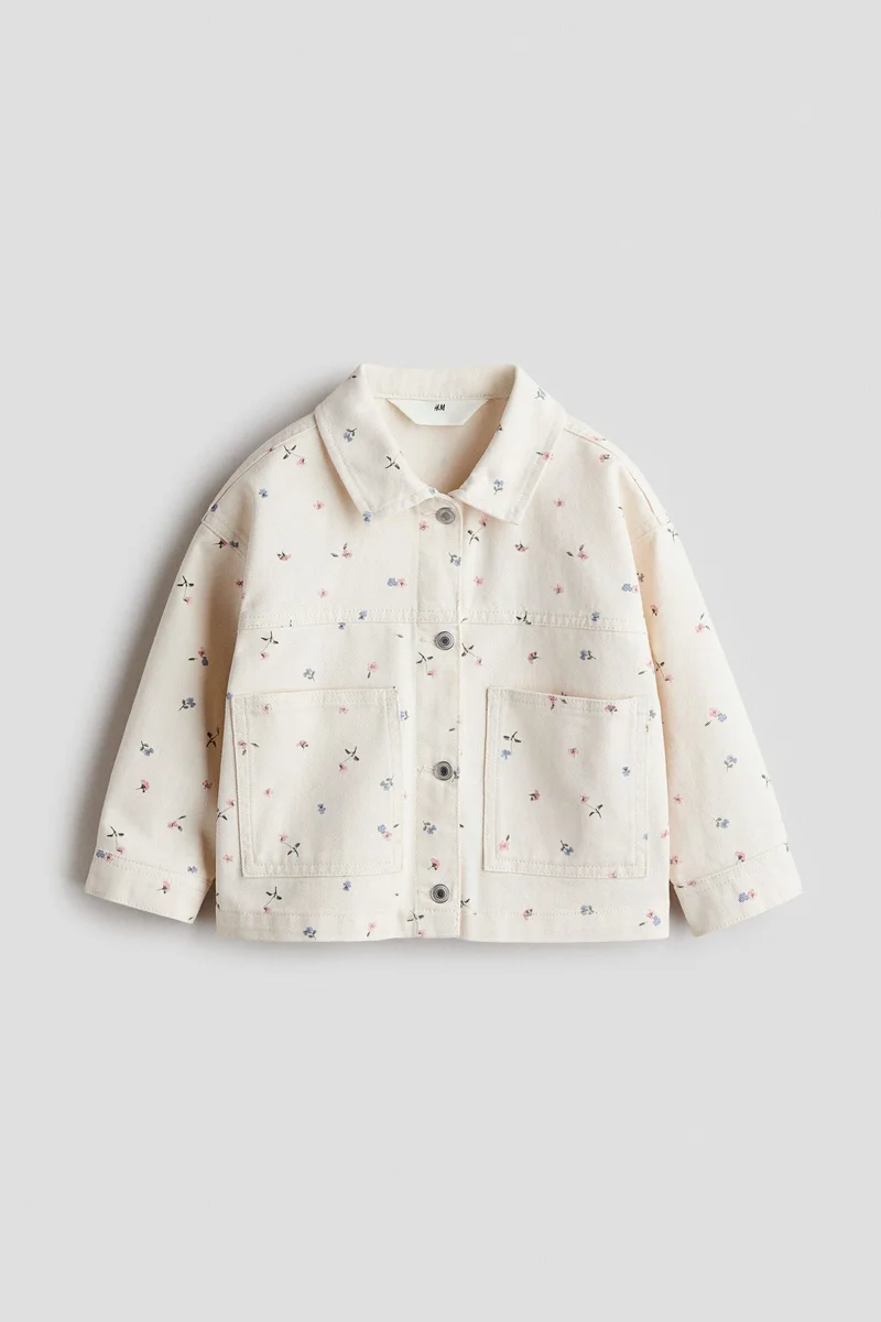 H&M Patterned twill jacket