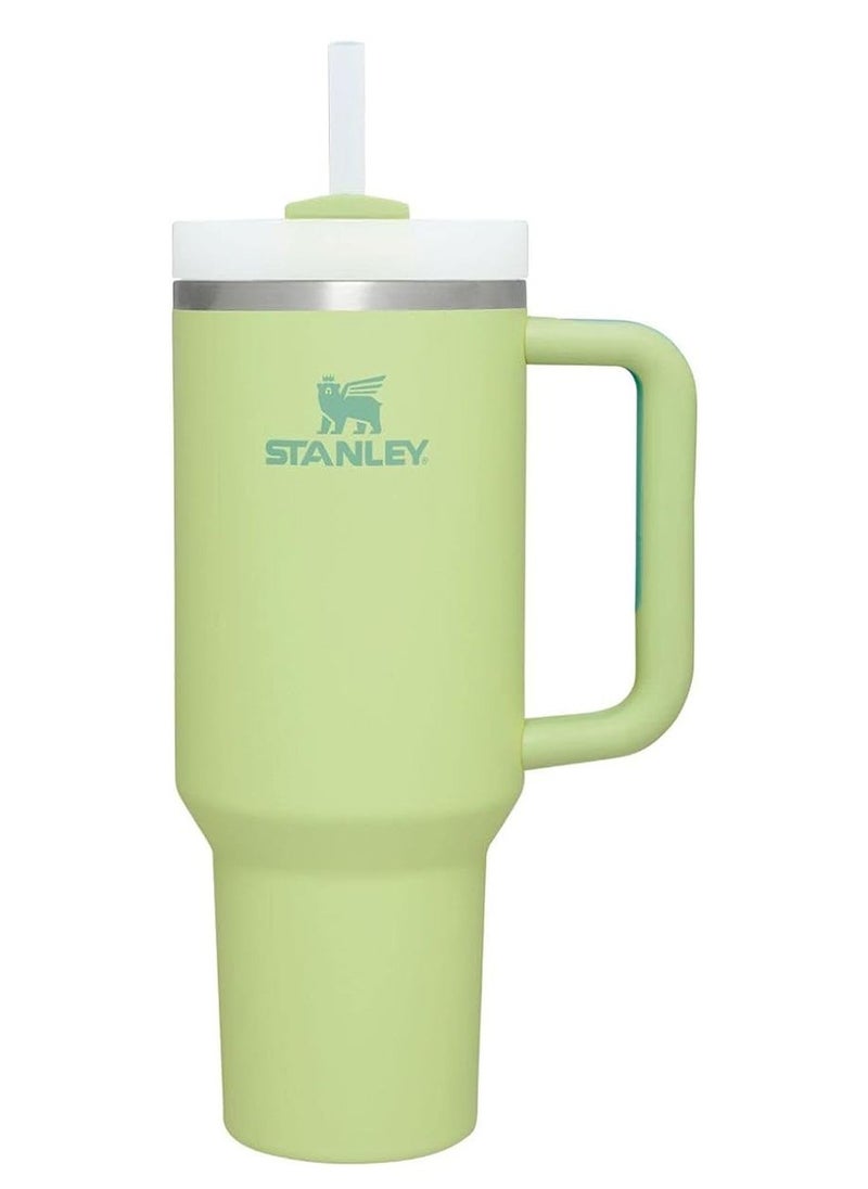 Stanley - Stanley Quencher H2.0 FlowState Tumbler 40OZ CITRON Stainless Steel Vacuum Insulated with 3-Position Lid and Straw Perfect for Water Iced Tea Coffee On-the-Go Hydration Ideal Gift Stanley Cup - Image 1
