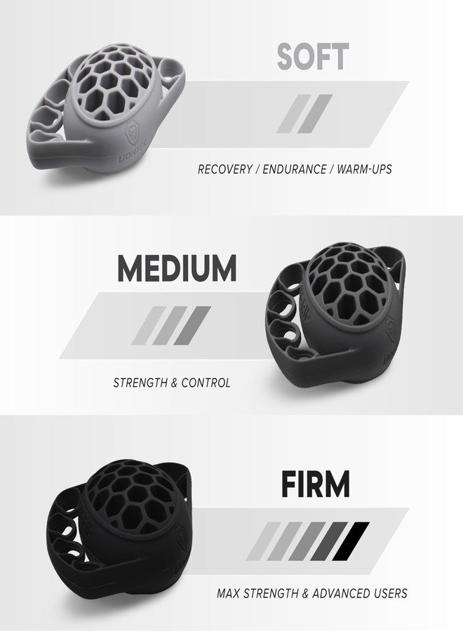 LIONTEK TEKGRIP Hand Grip Strengthener & Finger Exerciser, Dual-Action Grip and Extension Trainer with 3 Progressive Resistance Levels (TEKGRIP 3 Piece Set) - Image 2