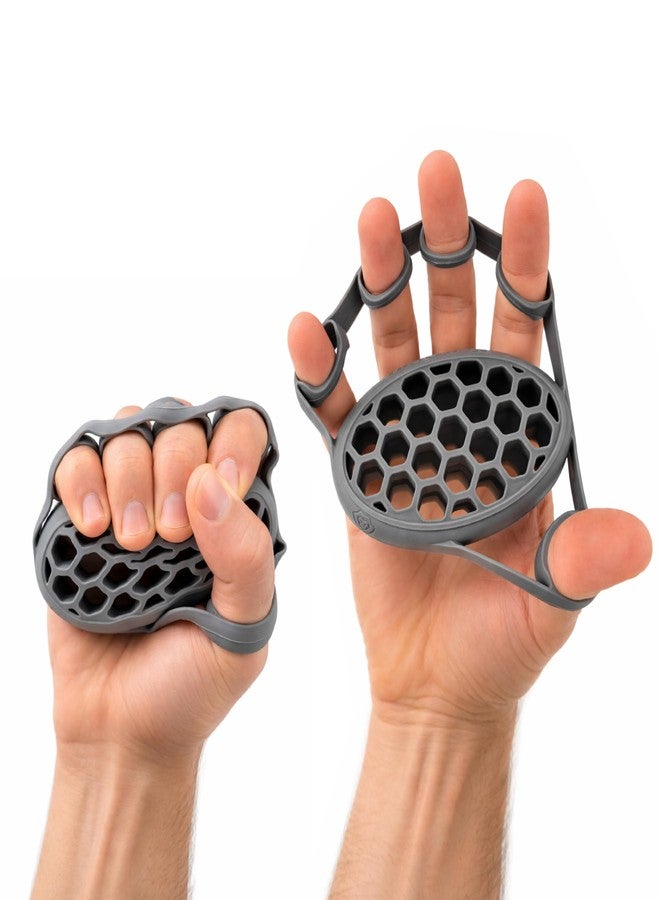 LIONTEK TEKGRIP Hand Grip Strengthener & Finger Exerciser, Dual-Action Grip and Extension Trainer with 3 Progressive Resistance Levels (TEKGRIP 3 Piece Set) - Image 3