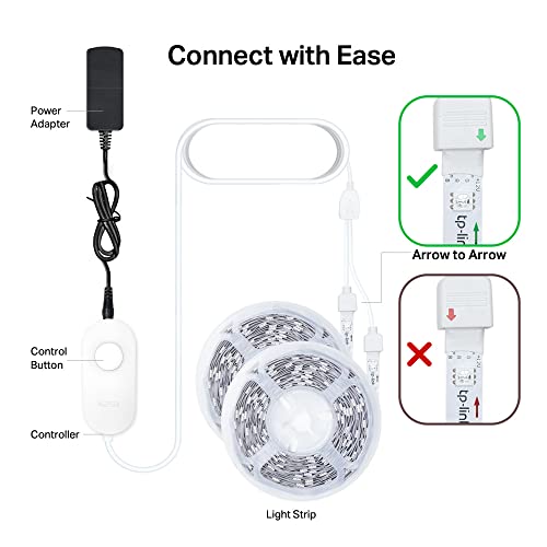 Kasa Smart LED Light Strip, RGB, 32.8ft(2 Rolls of 16.4ft.) Wi-Fi LED Strip Works w/ Alexa & Google Assistant,High Brightness, Trimmable, Up to 25,000 Hours,2Yr Warranty (KL400L10),Multicolor - Image 2