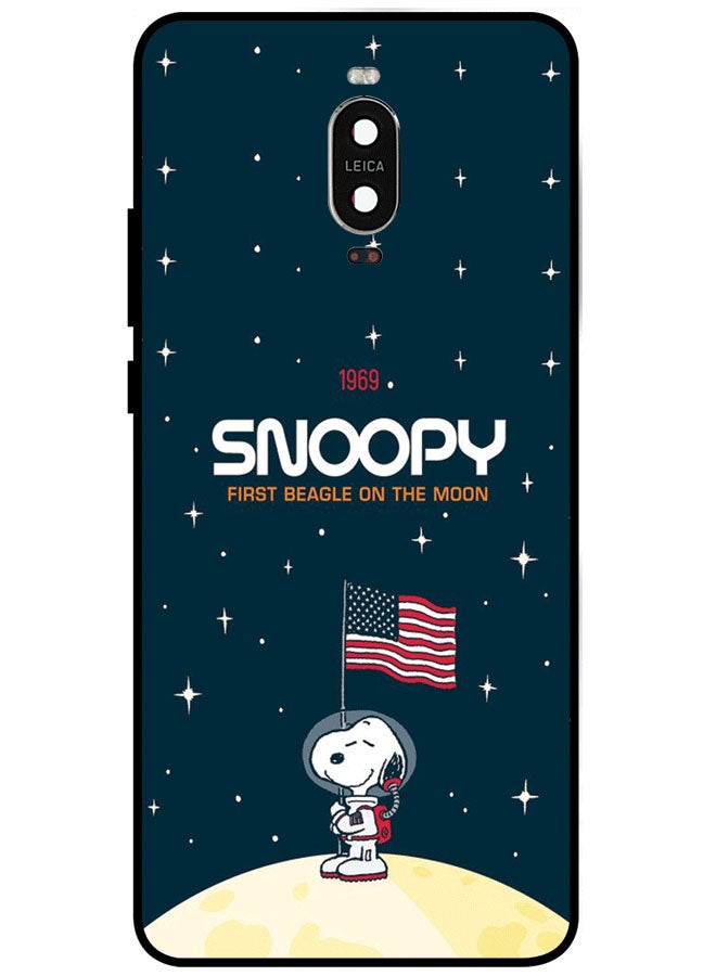 EYE CATCH Protective Case Cover For Huawei Mate 9 Pro Snoopy First Beagle On The Moon Multicolor - Image 1
