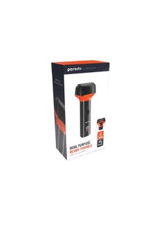 porodo Porodo Lifestyle Dual Purpose Beard Trimmer Seamless, Digital Display, 60Min Working Time, IPX5 Water Resistant - Black  - Image 3