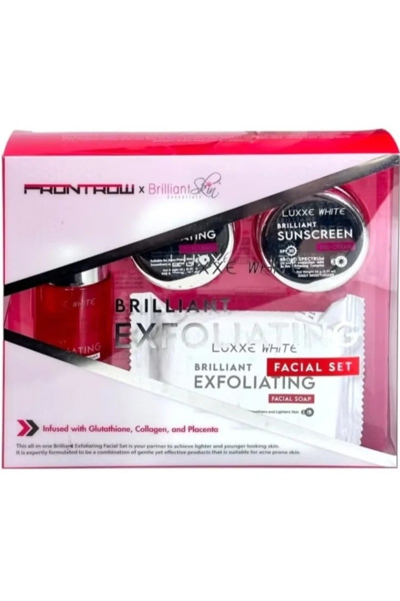 Lux White Brilliant Facial Scrub Set