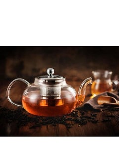cosyinn Glass Teapot With Filter Glass Set Clear 1200ml  - Image 2