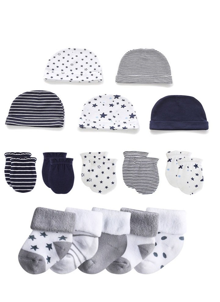 24-Piece Set Of Newborn Baby Jumpsuit, Pants, Hat, Gloves, Socks - Image 4