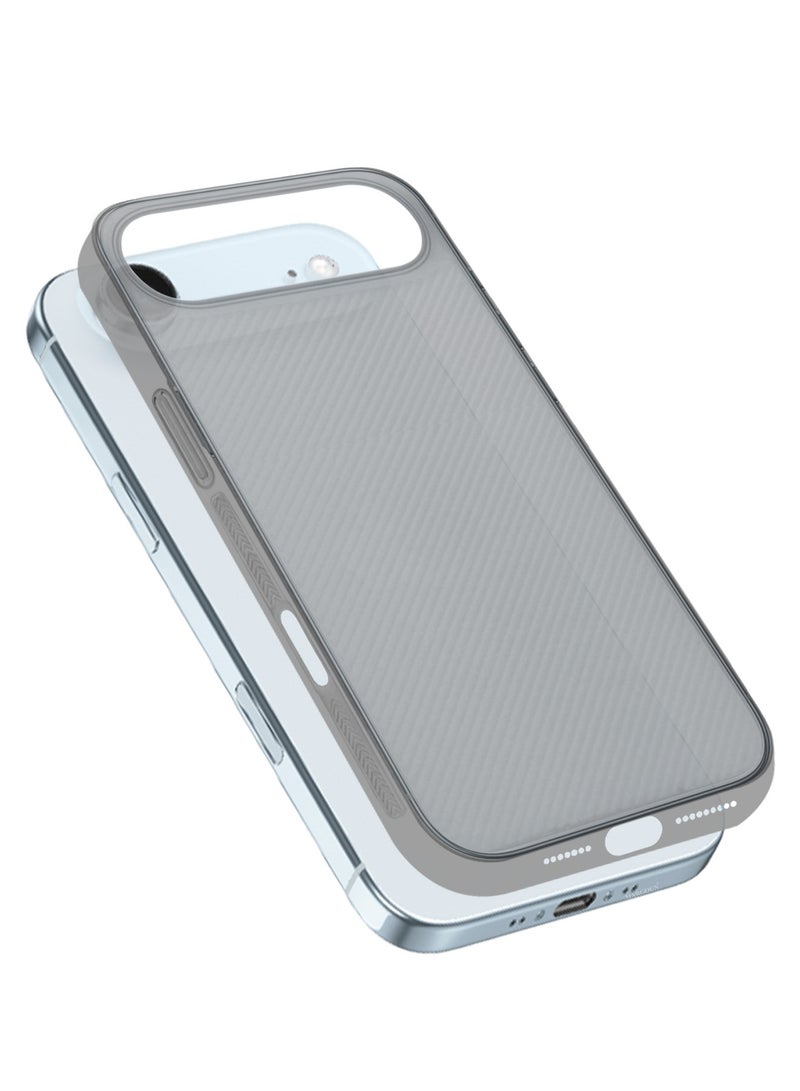 CATANES غطاء علبة 2 حزمة لجهاز iPhone 17 Air - غطاء متين وقوي فائق النحافة - تصميم خط Air Skin مع غطاء خلفي شفاف - غطاء حماية من السقوط مع واقي شاشة ثلاثي الأبعاد - أسود - Image 5