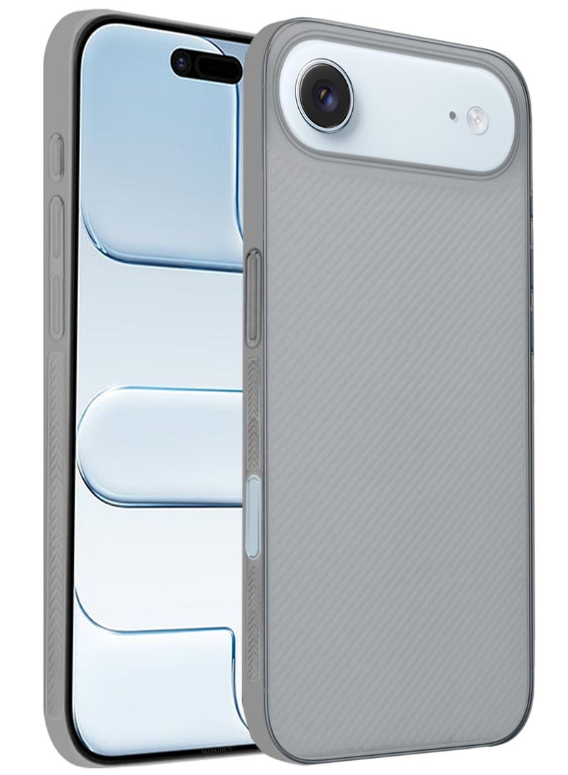 CATANES غطاء علبة 2 حزمة لجهاز iPhone 17 Air - غطاء متين وقوي فائق النحافة - تصميم خط Air Skin مع غطاء خلفي شفاف - غطاء حماية من السقوط مع واقي شاشة ثلاثي الأبعاد - أسود - Image 4