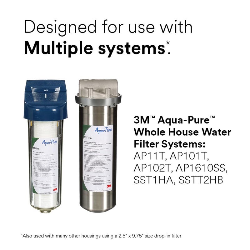 Aqua pure Aqua-Pure ap117 Model AP117NP 5541705 Whole House Standard Diameter Replacement Filter (Pack of 2) - Image 3