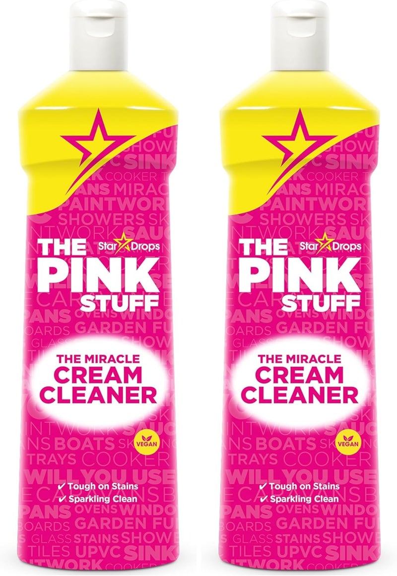 THE PINK STUFF Stardrops - - The Miracle Cream Cleaner 16.91Fl Oz (Pack of 2) - Image 1