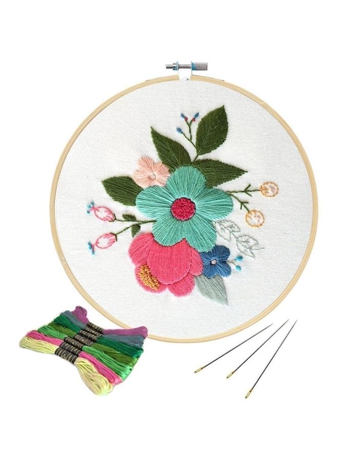 NIBEMINENT Hand Embroidery Starter Kit Multicolour - Image 2