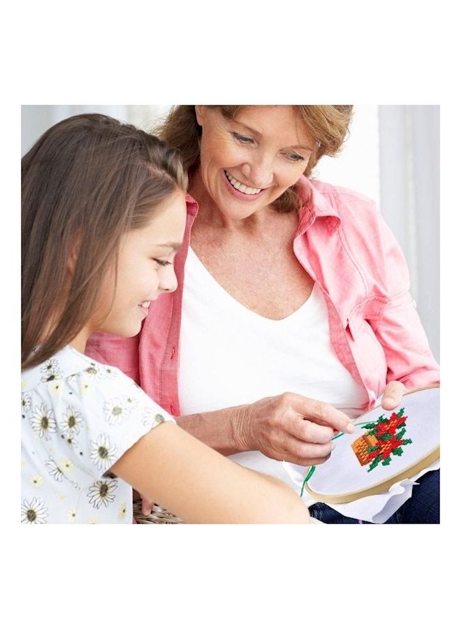 NIBEMINENT Hand Embroidery Starter Kit Multicolour - Image 3