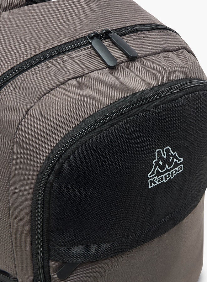 Kappa Colourblock Backpack with Adjustable Shoulder Straps - 45x31x14 cm  - Image 3