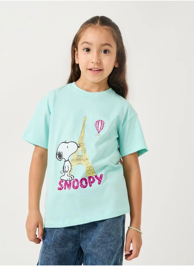 Styli Over size snoopy t-shirt