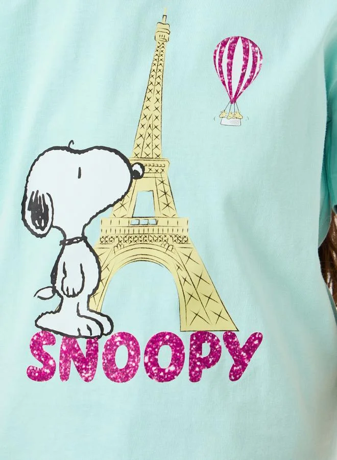 Styli Over size snoopy t-shirt
