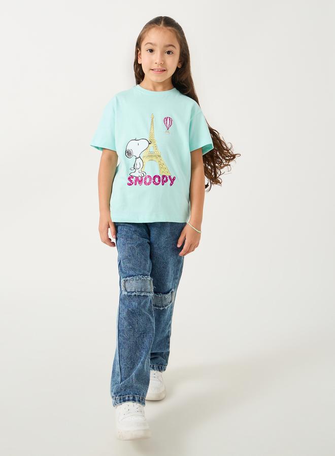 ستايلي تيشيرت أوفر سايز سنوبي - Image 2