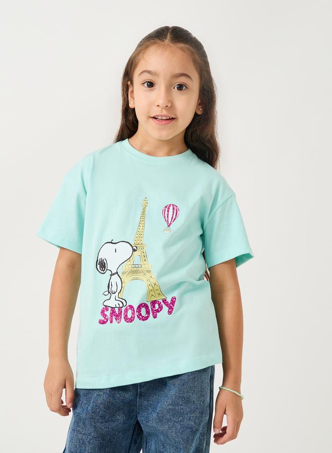 ستايلي تيشيرت أوفر سايز سنوبي - Image 1