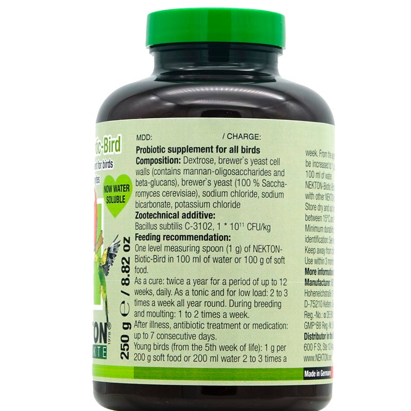 Nekton-Biotic-Bird Probiotic for Birds 250g, (9oz) - Image 2