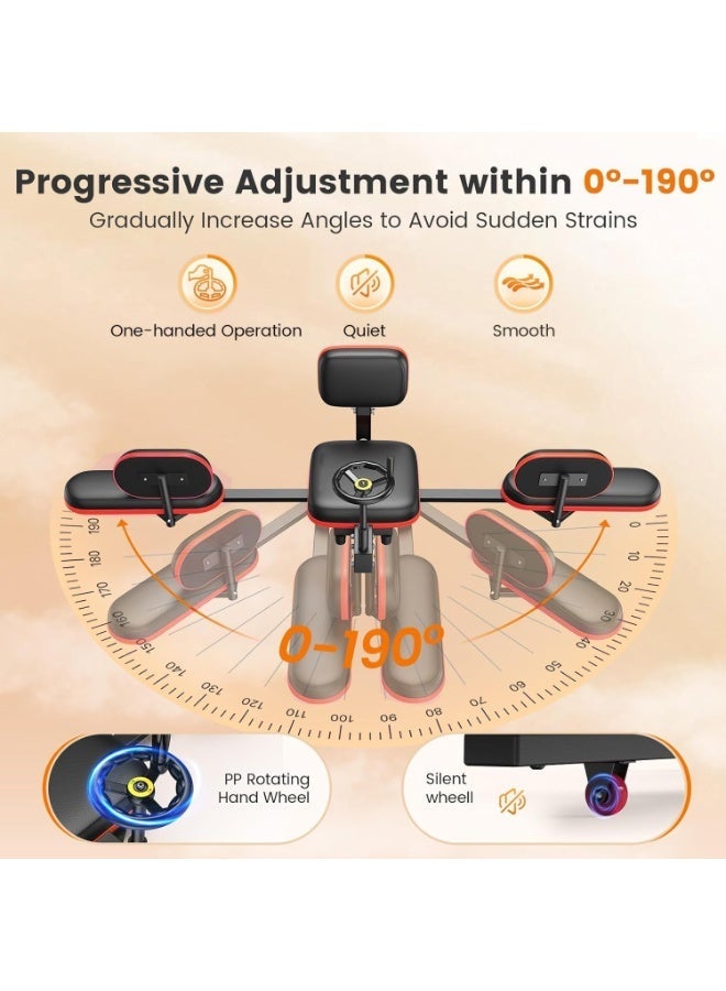 YOUWE7 Updated Leg Stretcher, Leg Stretcher Machine for Flexibility and Relieving Hip Tightness, Heavy Duty Split Machine Stretcher for Home Gym Split Machine Training Fitness - Image 3