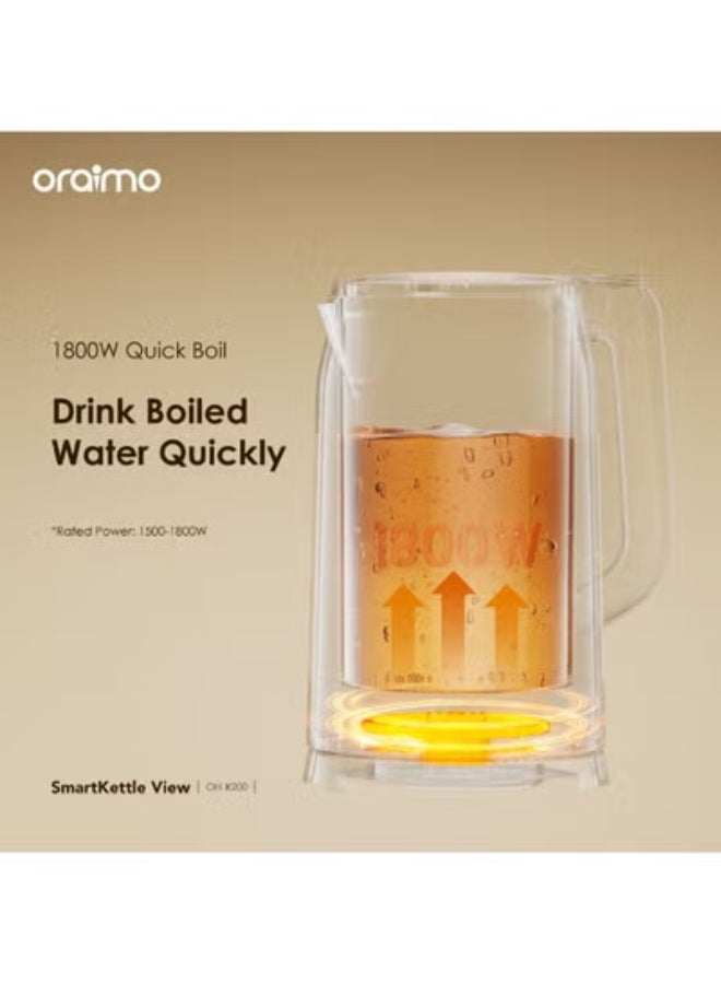 Oraimo Electric kettle 1.7 L oraimo UK OH-K200 Black 1800 W - Image 2