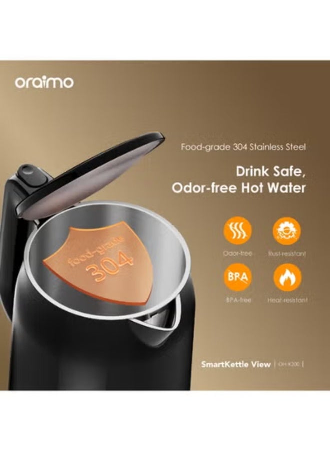 Oraimo Electric kettle 1.7 L oraimo UK OH-K200 Black 1800 W - Image 4