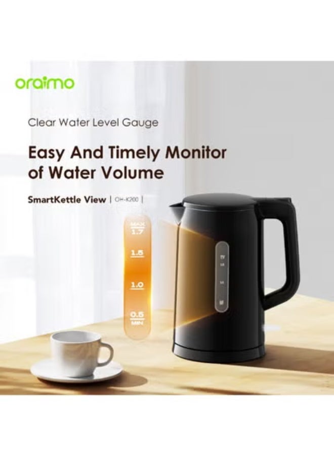Oraimo Electric kettle 1.7 L oraimo UK OH-K200 Black 1800 W - Image 5
