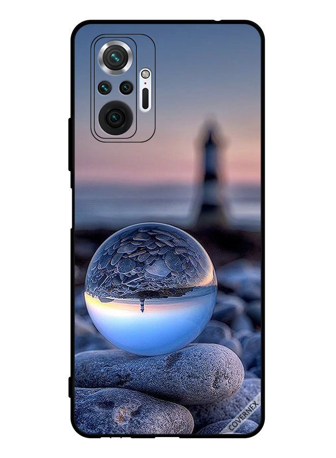 Covernex Protective Case Cover For Xiaomi Redmi Note 10 Pro Awesome Photography Of Nature In Round Glass - Image 1
