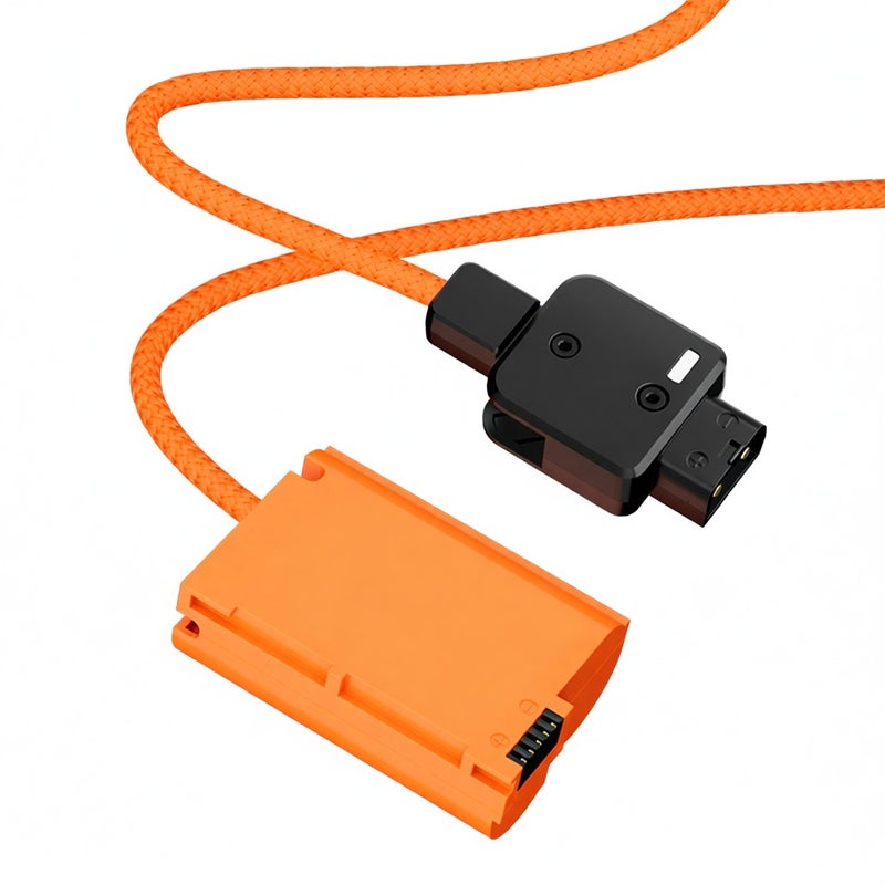 ZGCINE EN-EL15 Dummy Battery with D-Tap Connector Power Cable 60cm Long D-Tap to EN-EL15 Dummy Battery Replacement for Nikon Z8/ Zf/ Z6/ Z6II/ Z7II/ Z5/ D850/ D810/ D810A/ D780/ D750/ D610/ D500/ - Image 3