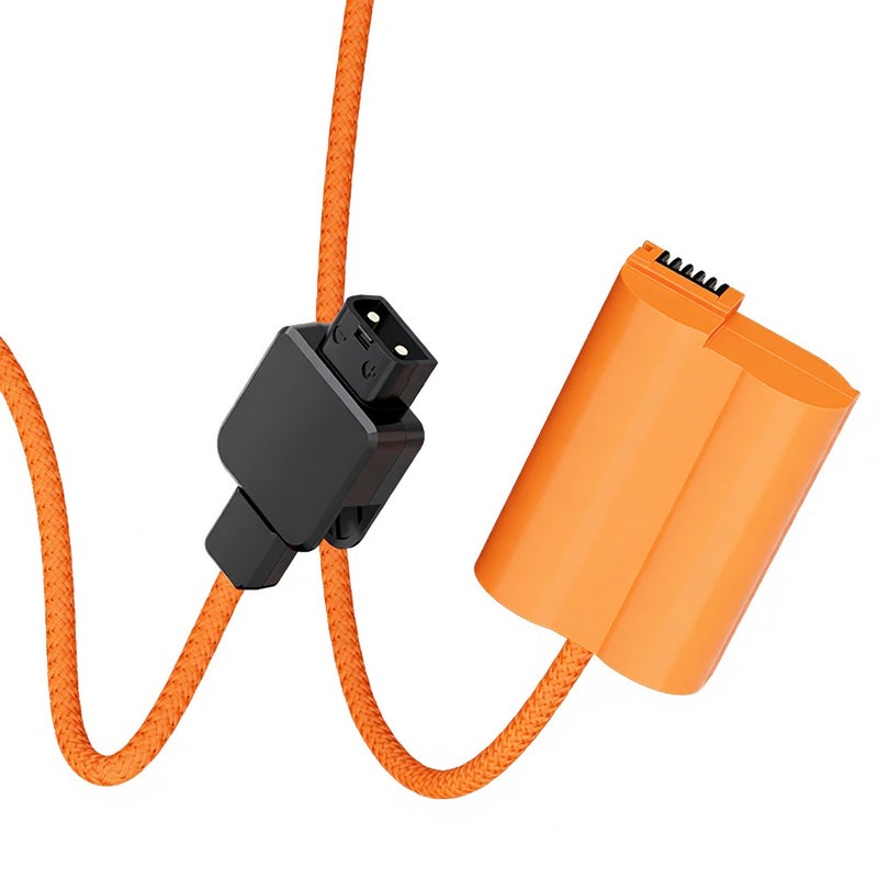 ZGCINE EN-EL15 Dummy Battery with D-Tap Connector Power Cable 60cm Long D-Tap to EN-EL15 Dummy Battery Replacement for Nikon Z8/ Zf/ Z6/ Z6II/ Z7II/ Z5/ D850/ D810/ D810A/ D780/ D750/ D610/ D500/ - Image 4