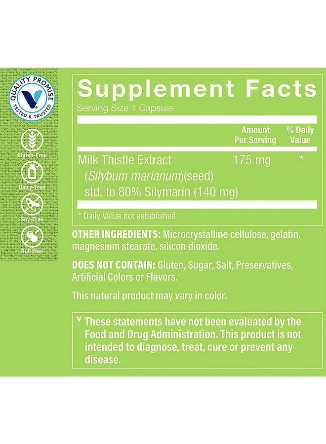 The Vitamin Shoppe Milk Thistle Extract 175 MG (300 Capsules) - Image 3