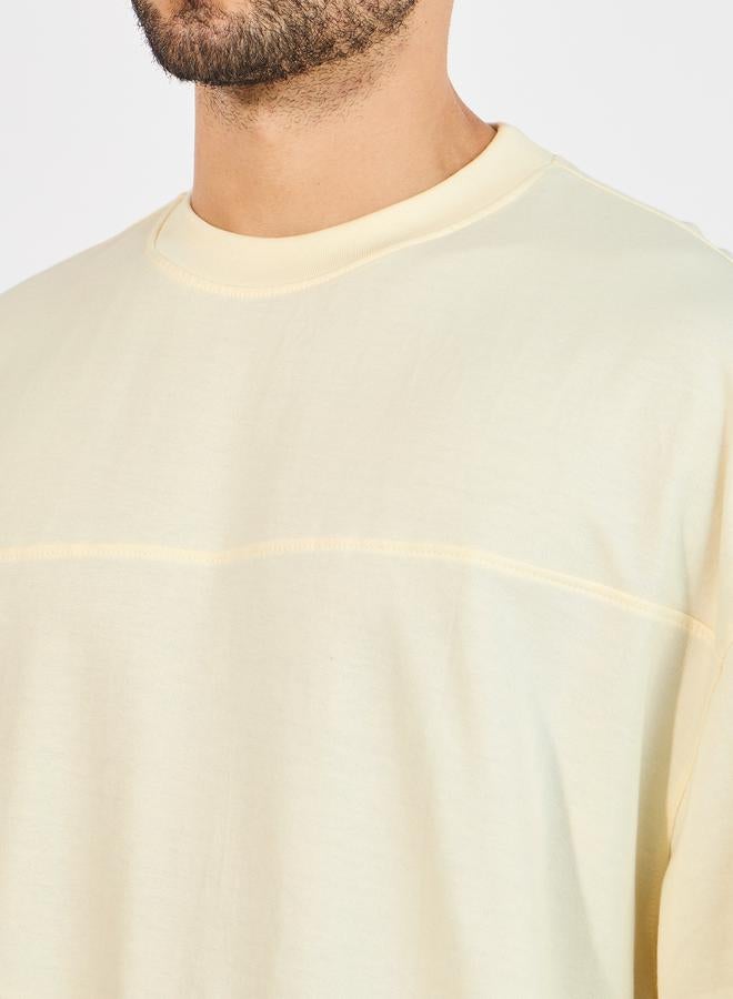 Styli Streetwear Photo Printed Terry Knit Boxy T-Shirt - Image 4